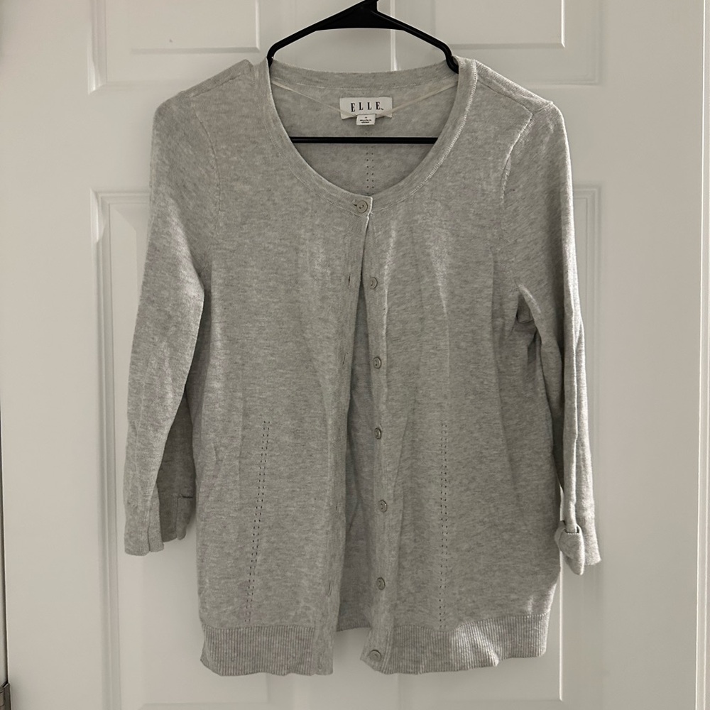 Elle Gray Women's Cardigan
